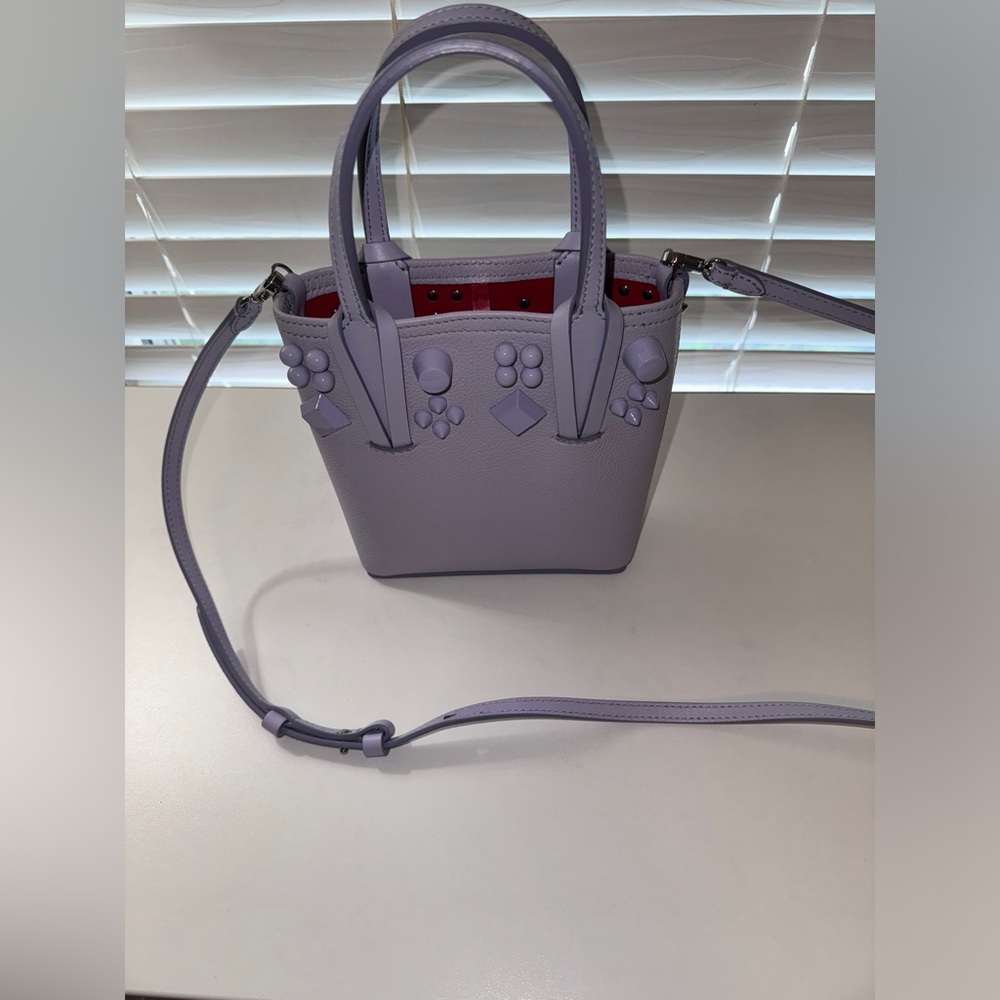Christian Louboutin Cabata Mini Tote in Lilac Smoke - Picture 8 of 8